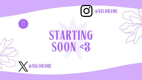 Valroame online show from June 6, 2026, 1:32 am