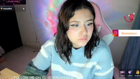 Snapshot of venussx_x chatting on January 14, 2025, 11:27 pm Venus MY BDAY 29 SEPT online show from January 14, 2025, 11:27 pm