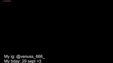 Snapshot of venussx_x chatting on September 8, 2025, 5:01 pm Venus MY BDAY 29 SEPT online show from September 8, 2025, 5:01 pm