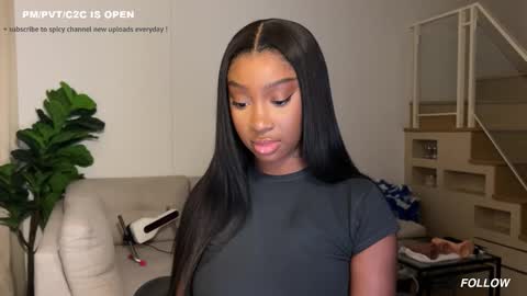 Snapshot of violet6xft chatting on February 25, 2026, 9:08 am Fantasy Black Girl online show from February 25, 2026, 9:08 am