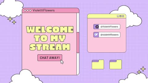 Snapshot of violetttflowers chatting on October 15, 2025, 4:29 pm Violet Flowers online show from October 15, 2025, 4:29 pm