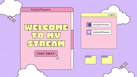 Snapshot of violetttflowers chatting on November 3, 2025, 2:02 am Violet Flowers online show from November 3, 2025, 2:02 am