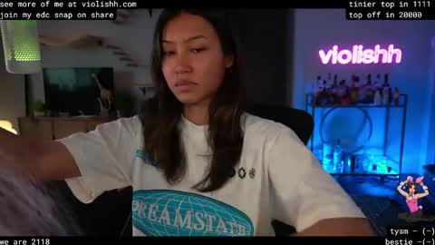 Snapshot of violishh chatting on May 4, 2026, 11:56 pm follow me on twitter violishh and ig violishh online show from May 4, 2026, 11:56 pm