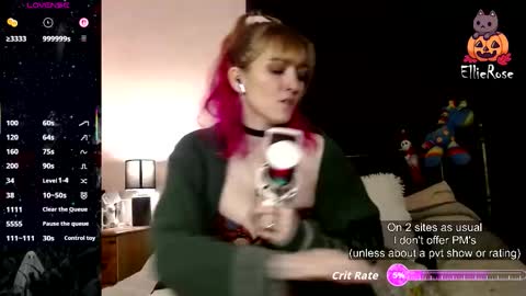 EllieeRose online show from March 8, 2026, 11:19 pm