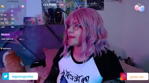 xxgreengoodxx online show from October 9, 2025, 9:46 pm