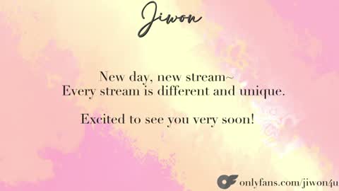 J i w o n   online show from July 14, 2026, 10:48 pm