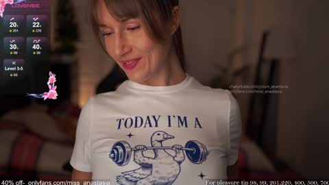 Anastasia online show from November 28, 2025, 8:44 pm