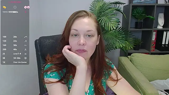 CutieGinger online show from September 20, 2025, 6:20 pm