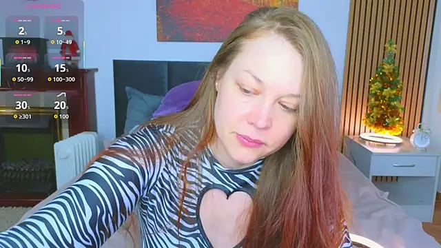 CutieGinger online show from December 21, 2025, 3:30 pm