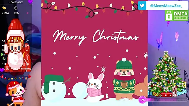 Snapshot of MeowMeowZoe chatting on December 26, 2024, 9:22 am MeowMeowZoe online show from December 26, 2024, 9:22 am