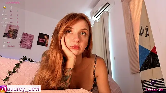 AudreyDevil online show from March 11, 2026, 7:03 am