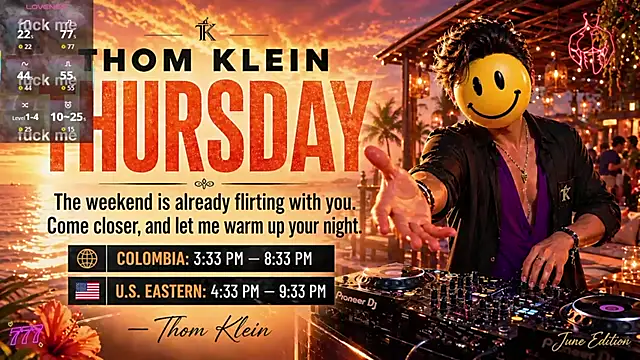 thomklein online show from June 11, 2026, 8:40 pm