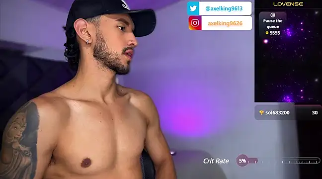 AxelKing1326 online show from January 31, 2025, 12:50 am