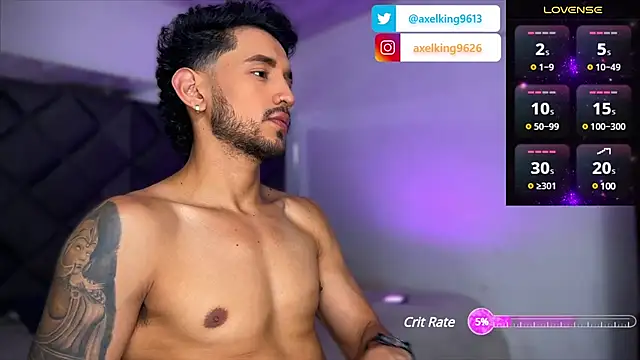 AxelKing1326 online show from February 3, 2025, 10:11 pm