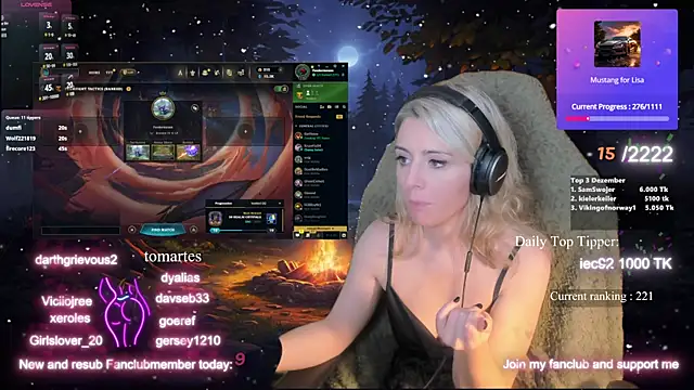 Lisaonthemoon online show from December 17, 2024, 8:34 am