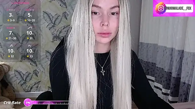 Marmalade Fox online show from November 11, 2025, 4:29 pm