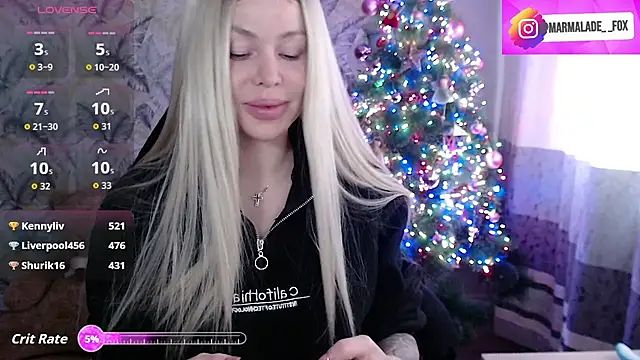 Marmalade Fox online show from December 19, 2025, 7:04 am