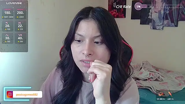 Snapshot of jessica_gomez chatting on December 25, 2024, 9:54 pm jessica gomez online show from December 25, 2024, 9:54 pm
