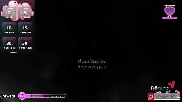  thaeltaylor online show from January 17, 2025, 5:41 pm