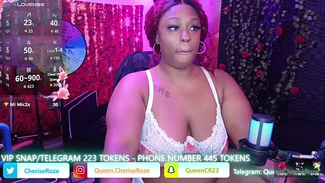 cheriserozequeen online show from September 10, 2025, 2:17 pm