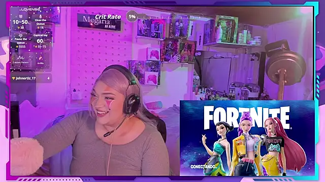 MegariaB online show from October 7, 2025, 4:09 am