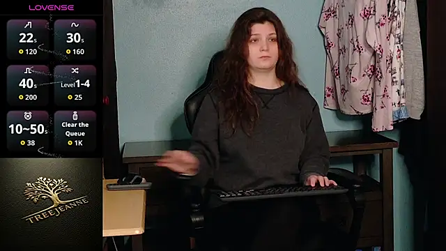 Snapshot of TreeJeanne chatting on February 21, 2026, 9:38 pm TreeJeanne online show from February 21, 2026, 9:38 pm