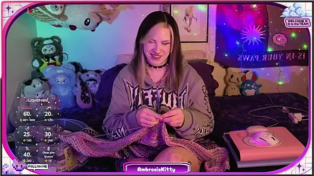 Snapshot of AmbrosiaKitty chatting on June 18, 2026, 10:30 am AmbrosiaKitty online show from June 18, 2026, 10:30 am