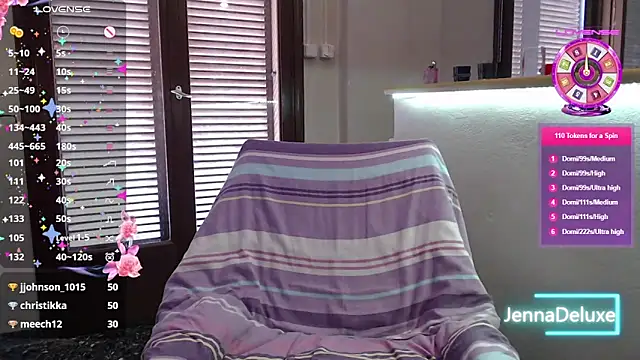 Snapshot of JennaDeluxe chatting on May 15, 2026, 3:30 pm JennaDeluxe online show from May 15, 2026, 3:30 pm