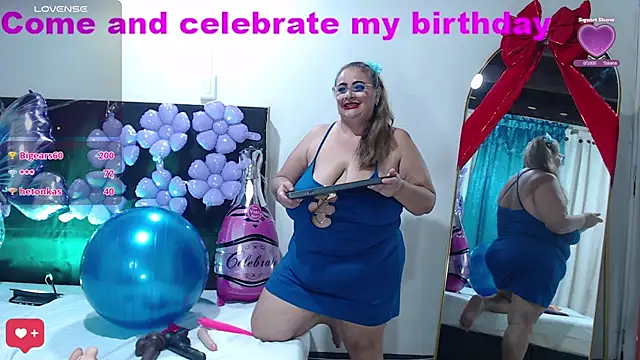Snapshot of BBW_salome chatting on February 9, 2025, 1:00 am BBW salome online show from February 9, 2025, 1:00 am