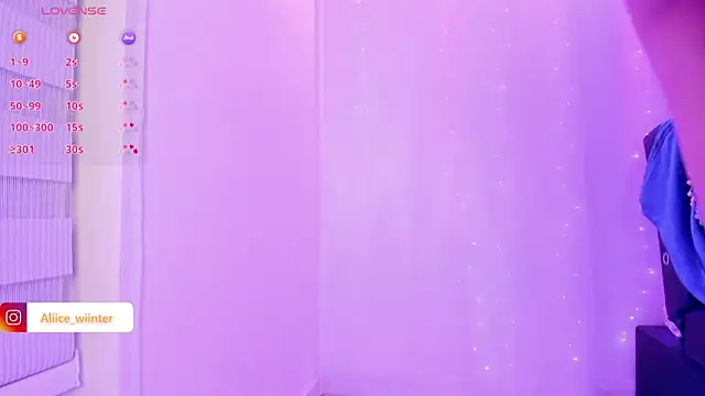 Alice winter  online show from March 19, 2025, 10:31 pm