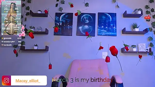 macey elliot  online show from February 26, 2025, 9:48 pm