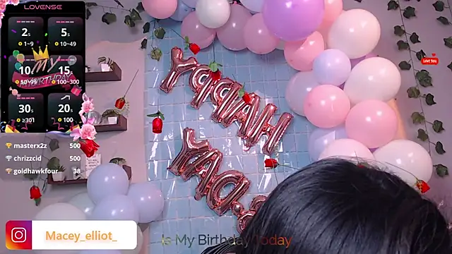 macey elliot  online show from March 3, 2025, 7:17 pm