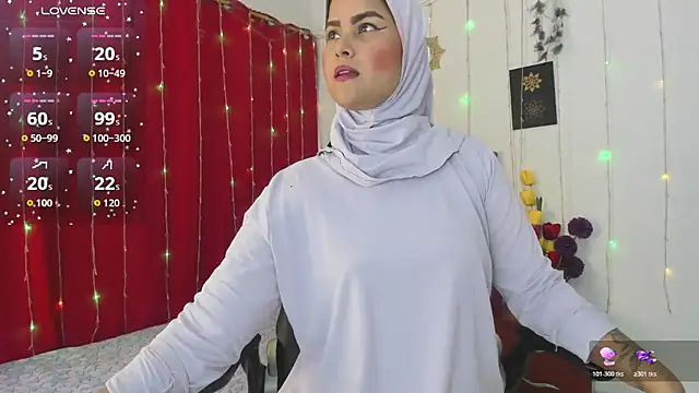 AishaAmin  online show from March 21, 2026, 12:10 pm