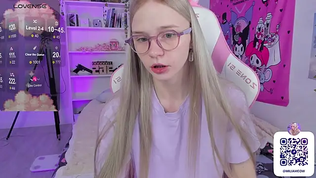 Milia Parker online show from February 9, 2025, 1:55 am