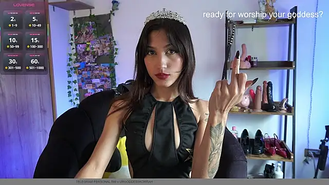 MissKorah online show from November 23, 2025, 6:30 pm