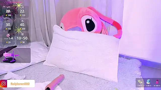 RolyLoren online show from February 8, 2025, 3:30 am