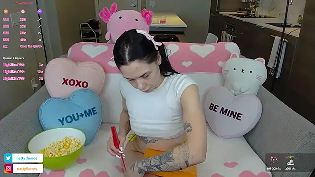 NattyFierros online show from January 22, 2025, 8:59 pm