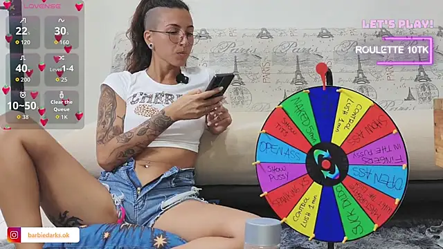 BarbieDarksOk online show from October 1, 2025, 7:42 pm