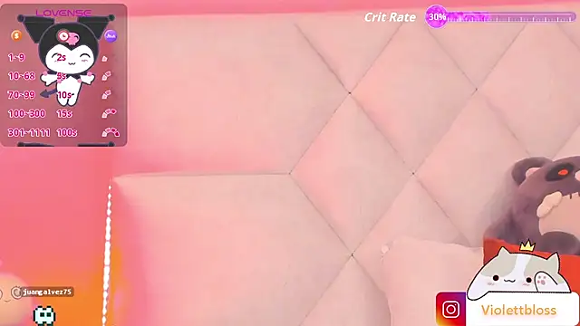 Violettbloss online show from October 22, 2025, 3:18 am