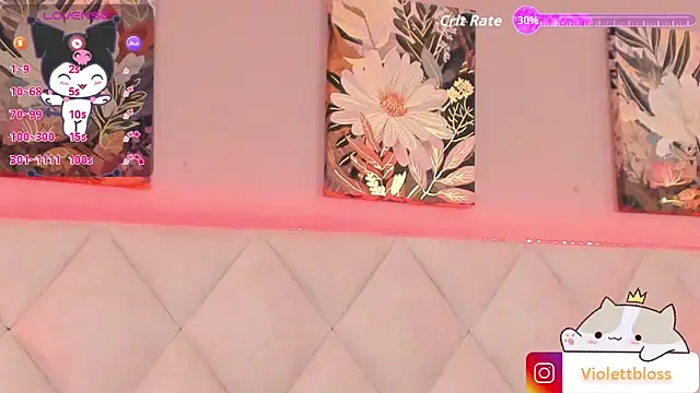 Violettbloss online show from October 23, 2025, 3:17 am