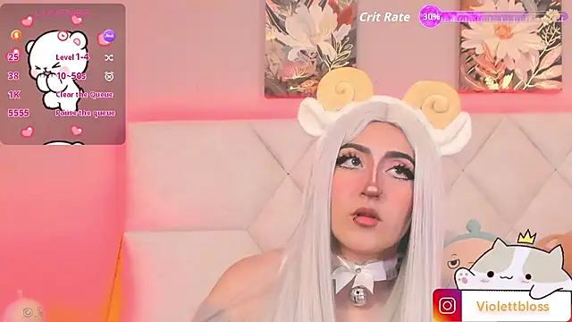 Snapshot of Violettbloss chatting on November 11, 2025, 3:28 am Violettbloss online show from November 11, 2025, 3:28 am