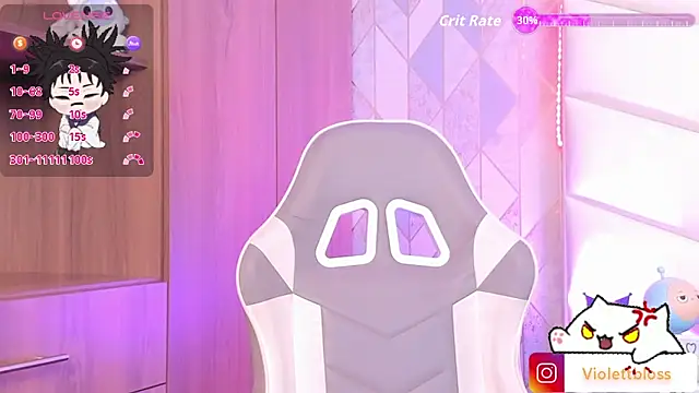 Snapshot of Violettbloss chatting on February 5, 2026, 3:33 am Violettbloss online show from February 5, 2026, 3:33 am