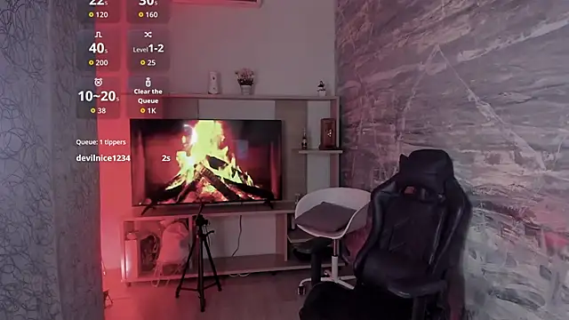 Melany Luv online show from March 9, 2026, 8:57 pm