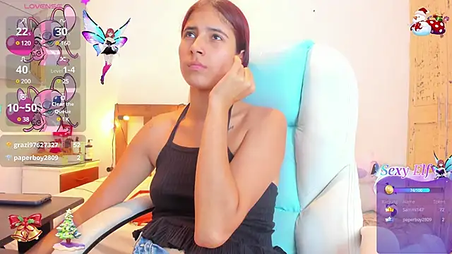 Snapshot of Dalila-1x chatting on December 28, 2024, 10:55 pm Dalila-1x online show from December 28, 2024, 10:55 pm