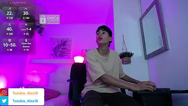 Twinkie-Alex18 online show from December 3, 2024, 9:01 pm