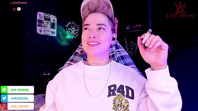 AxelRouse 1 online show from October 9, 2025, 2:15 pm