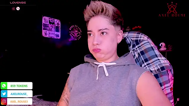 AxelRouse 1 online show from October 18, 2025, 8:09 pm