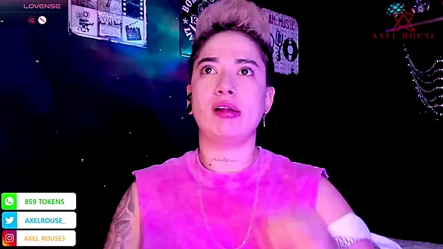 AxelRouse 1 online show from October 28, 2025, 4:31 pm