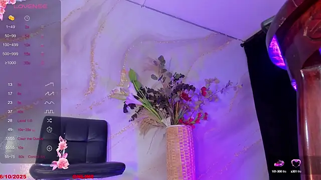 Karla-Ebony online show from October 16, 2025, 1:45 pm