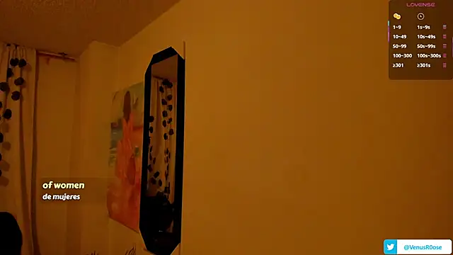 Venus R0se online show from October 9, 2025, 2:42 am